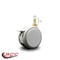 Service Caster 3 Inch MRI Safe Caster with Brake, 12mm Threaded Stem SCC-TS02S75-TPR-GRY-B-M12X22-MRI - alternate 2
